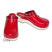 Zdravotné topánky FPU10 Červené / Biela guma